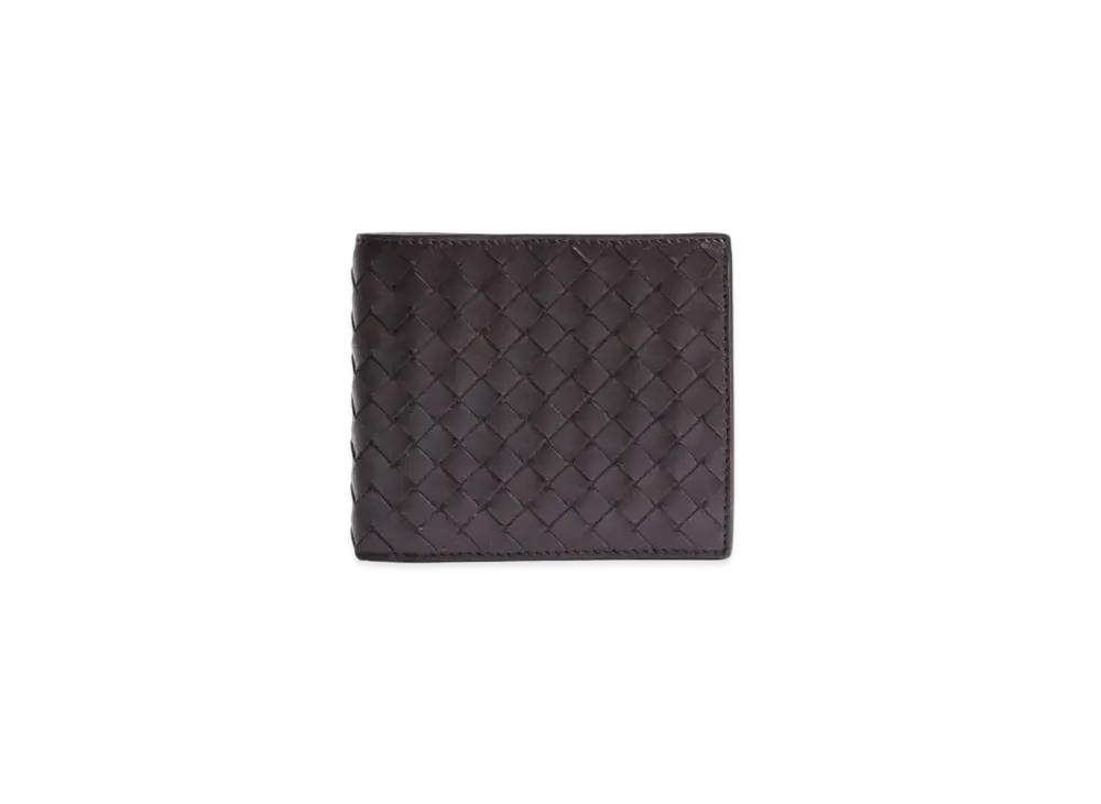 Bottega Veneta Intrecciato Calfskin Bifold Continental Wallet "Dark Brown"