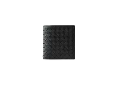 Bottega Veneta Intrecciato Calfskin Bifold Continental Wallet "Black"