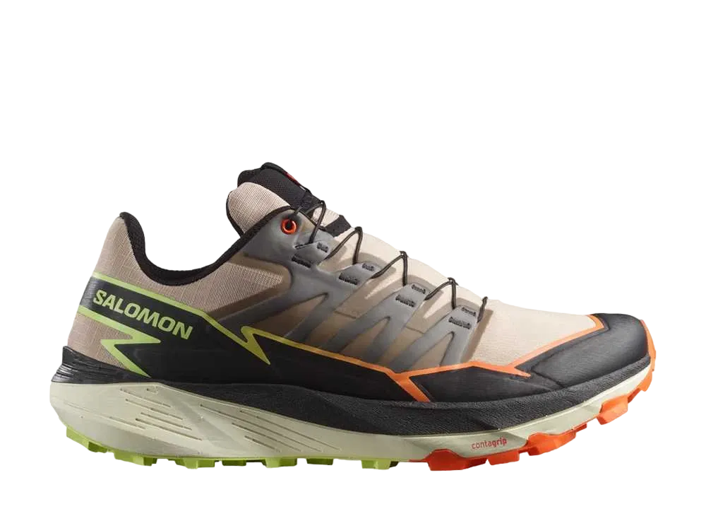 サロモン サンダークロス "サファリ/レッドオレンジ/シャープグリーン"