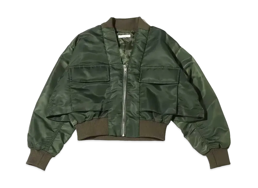 atmos pink Design Short MA-1 "Khaki"