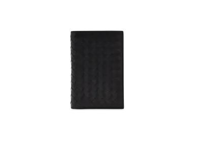 Bottega Veneta Intrecciato Leather Bifold Wallet "Black"