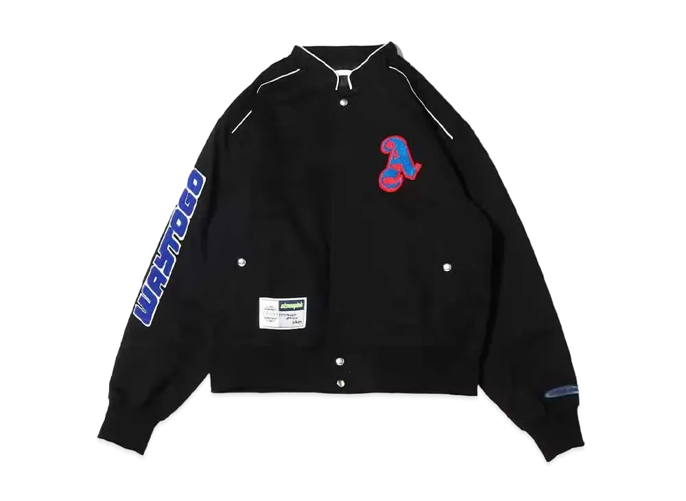 atmos pink Sagara Patch Racing Jacket "Black"