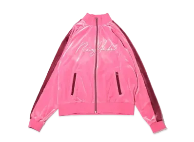 atmos pink x Riehata Velor Jersey Jacket "Pink"