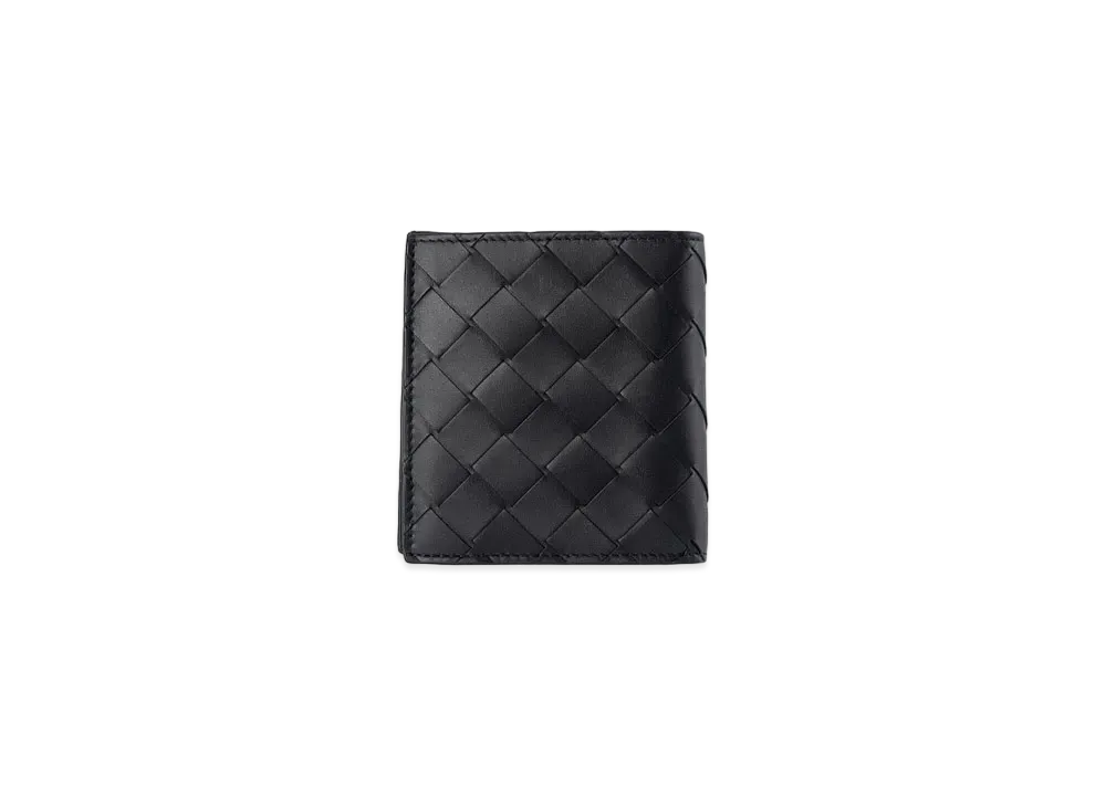Bottega Veneta Intrecciato Calfskin Slim Bifold Wallet "Black"