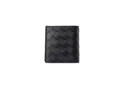 Bottega Veneta Intrecciato Calfskin Slim Bifold Wallet "Black"