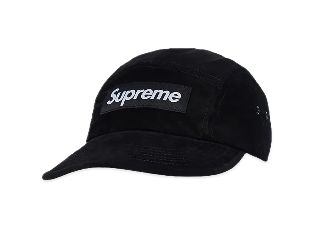 Supreme Suede Camp Cap "Black"