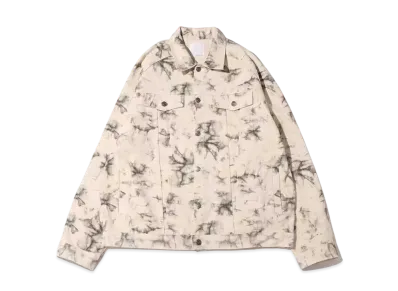 atmos pink Tie-Dye Oversized Jacket "Ivory"