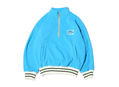 atmos pink Half-Zip Fleece Jacket "Blue"