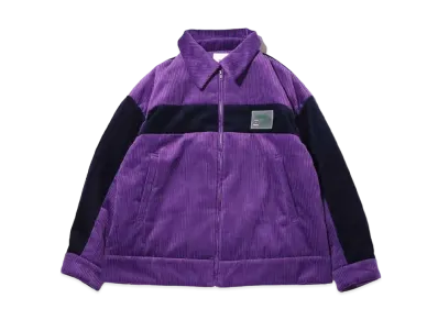 atmos pink Color Corduroy Sagara Patch Jacket "Purple/Navy"
