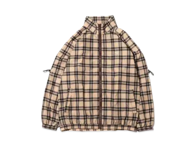 atmos pink x Ami x Fila Total Pattern Check Jacket "Beige"