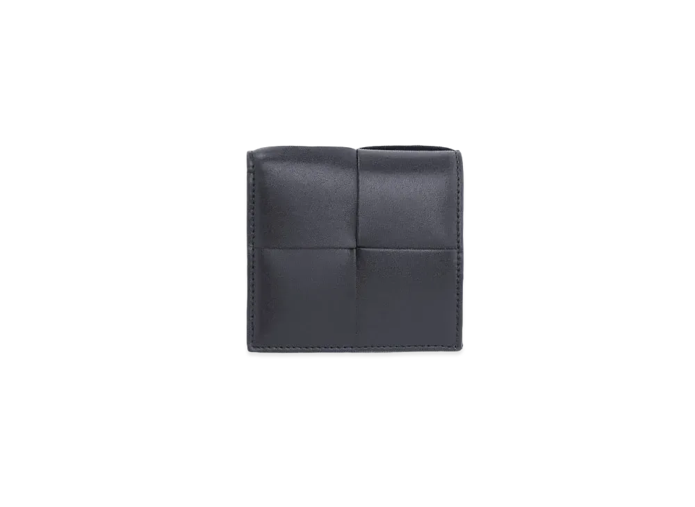 Bottega Veneta Intrecciato Calfskin Cassette Bifold Wallet "Black"