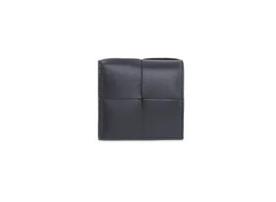 Bottega Veneta Intrecciato Calfskin Cassette Bifold Wallet "Black"