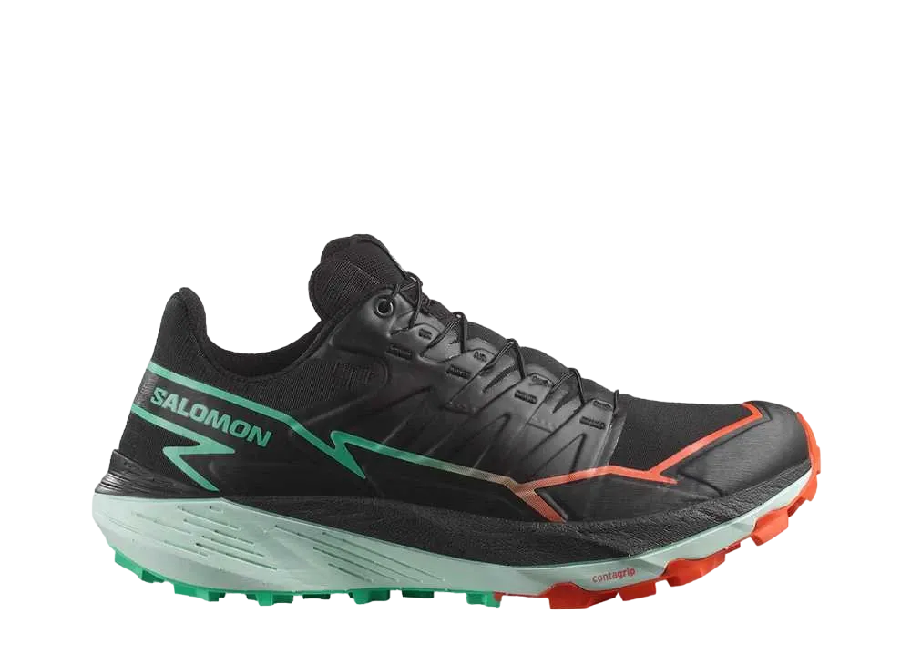 Salomon Women's Thundercross "Black/Cherry Tomato/Electric Green"