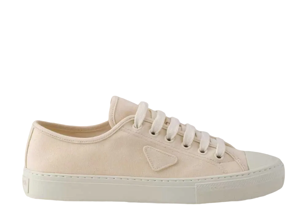 PRADA Hemp Sneakers "Off White"