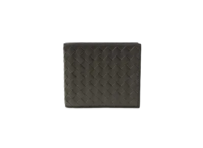 Bottega Veneta Intrecciato Calfskin Bi-fold Wallet "New Light Grey"