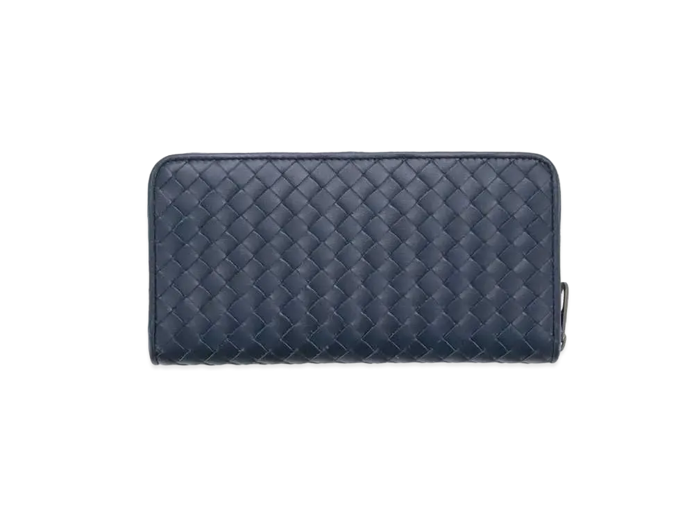 Bottega Veneta Intrecciato Calfskin Zip Around Wallet "Light Tourmaline"