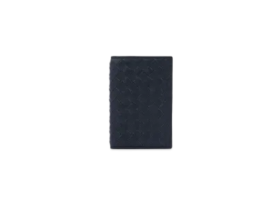 Bottega Veneta Intrecciato Continental Calfskin Flap Card Case "Light Tourmaline"