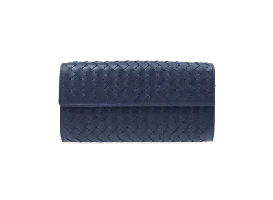 Bottega Veneta Intrecciato Lambskin Nappa Continebtal Wallet "Tourmaline"