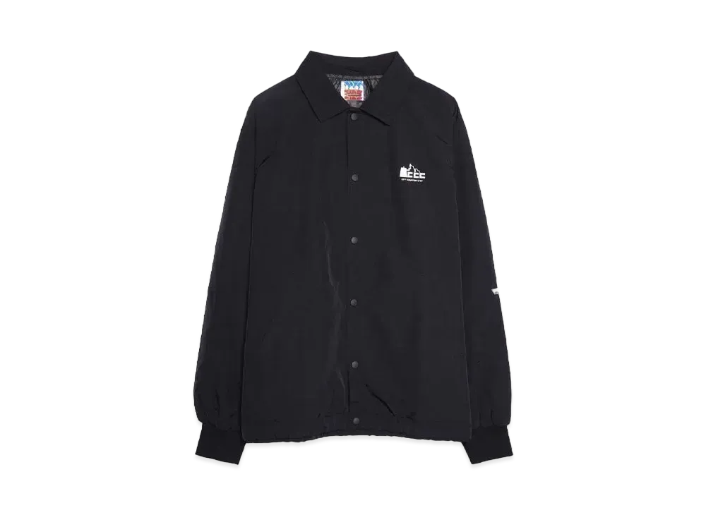 CITY COUNTRY CITY NYLON COACH JACKET "BLACK"