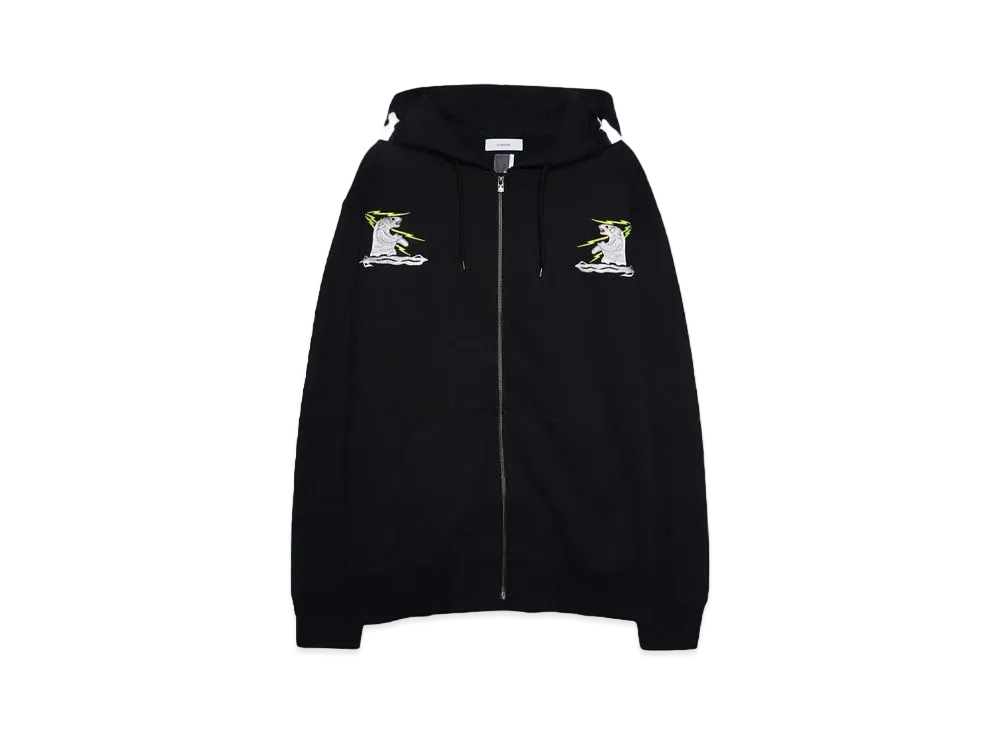FACETASM SKA ZIP-UP SWEAT "BLACK"