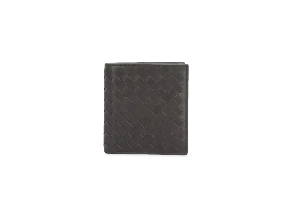 Bottega Veneta Intrecciato Calfskin Bi-fold Wallet "Espresso"