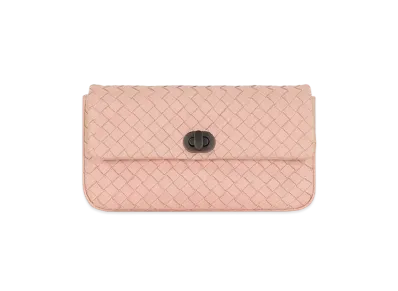 Bottega Veneta Intrecciato Lambskin Clutch Bag "Framigo"