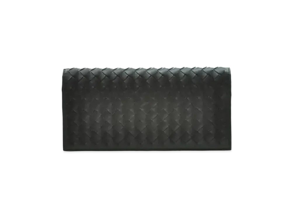 Bottega Veneta Intrecciato Calfskin Bi-fold Wallet "Ardoise"