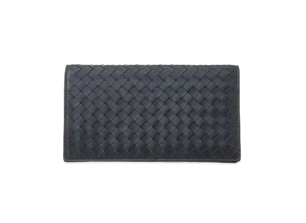 Bottega Veneta Intrecciato Calfskin Continental Wallet "Ardoise"