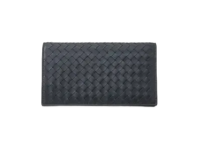 Bottega Veneta Intrecciato Calfskin Continental Wallet "Ardoise"