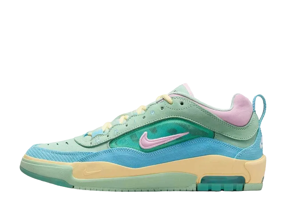 VERDY × Nike SB Air Max Ishod "Visty/Blue Gaze and Enamel Green"