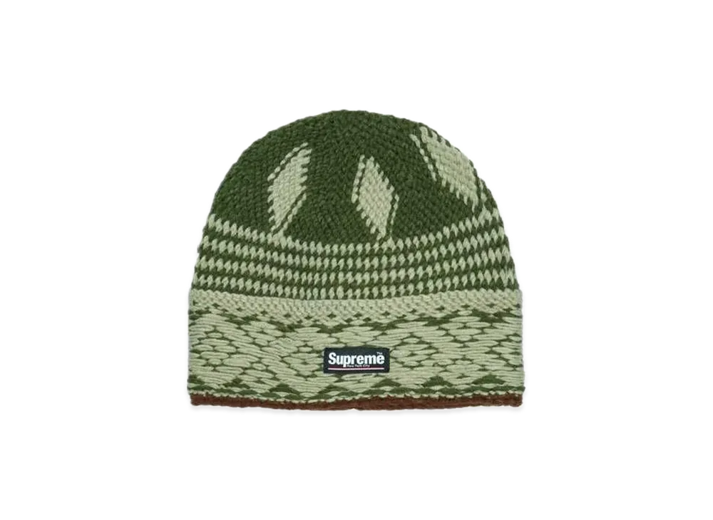 Supreme Diamond Beanie "Olive"