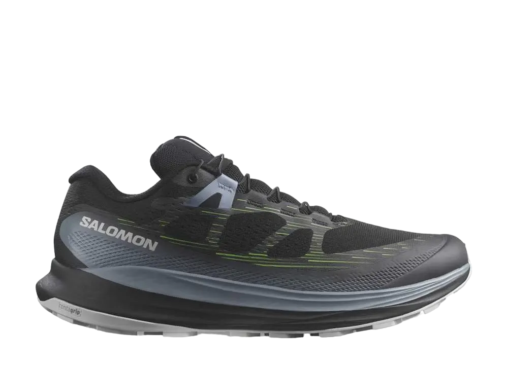 サロモン ウルトラグライド2 "ブラック/フリントストーン/グリーンゲッコー"
