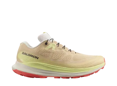 サロモン ウィメンズ ウルトラグライド2 "ゴールデンストロー/チャーロック/ネオンフレーム"