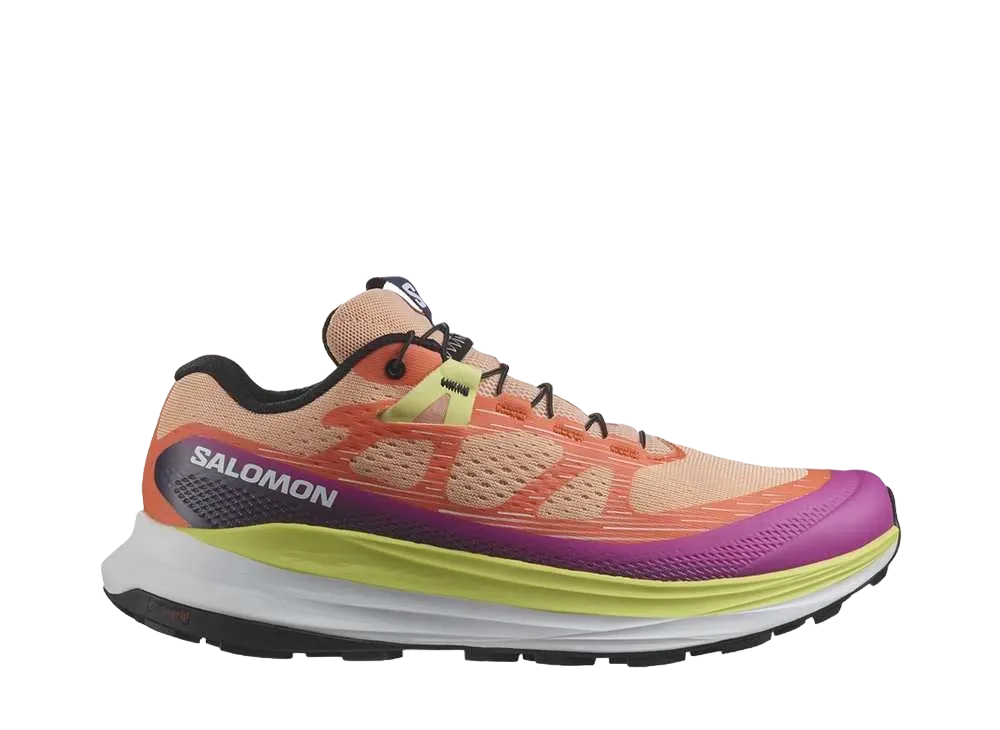 サロモン ウィメンズ ウルトラグライド2 "プレーリーサンセット/ローズバイオレット/サニーライム"