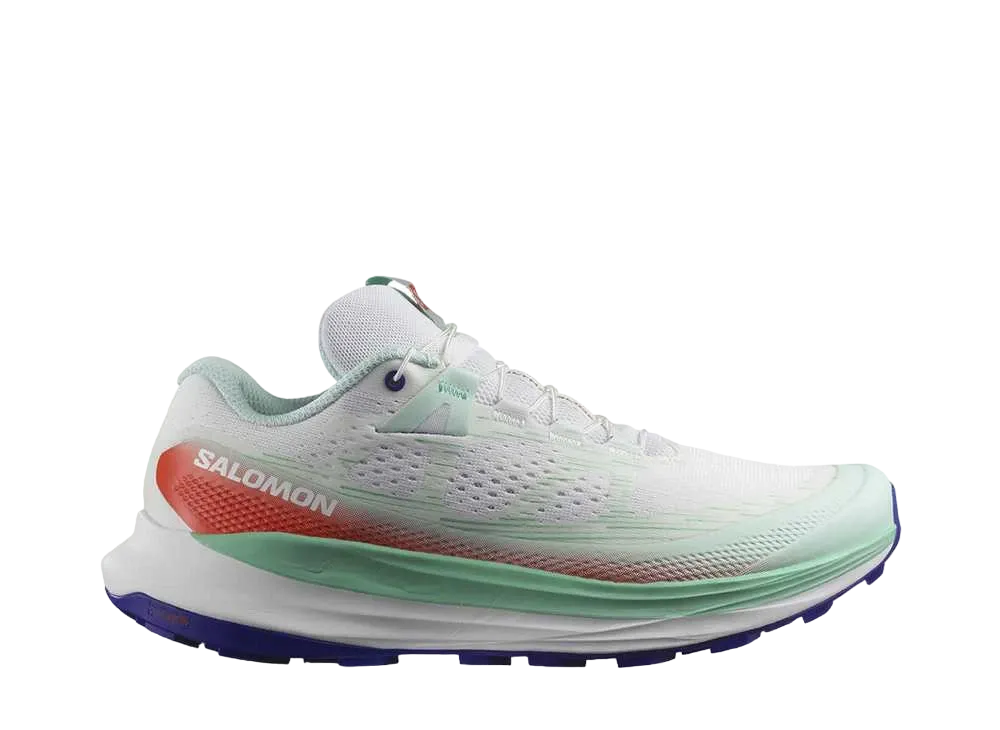 サロモン ウィメンズ ウルトラグライド2 "ホワイト/エレクトリックグリーン/チェリートマト"