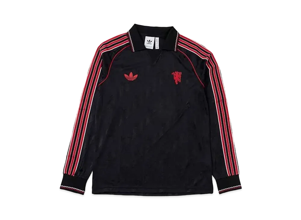 adidas Manchester United Lifestyle LS Jersey "Black"