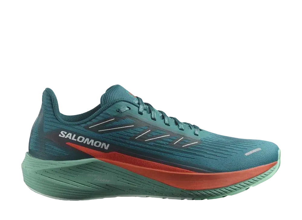 サロモン エアロブレイズ2 "ディープレイク/チェリートマト/エレクトリックグリーン"