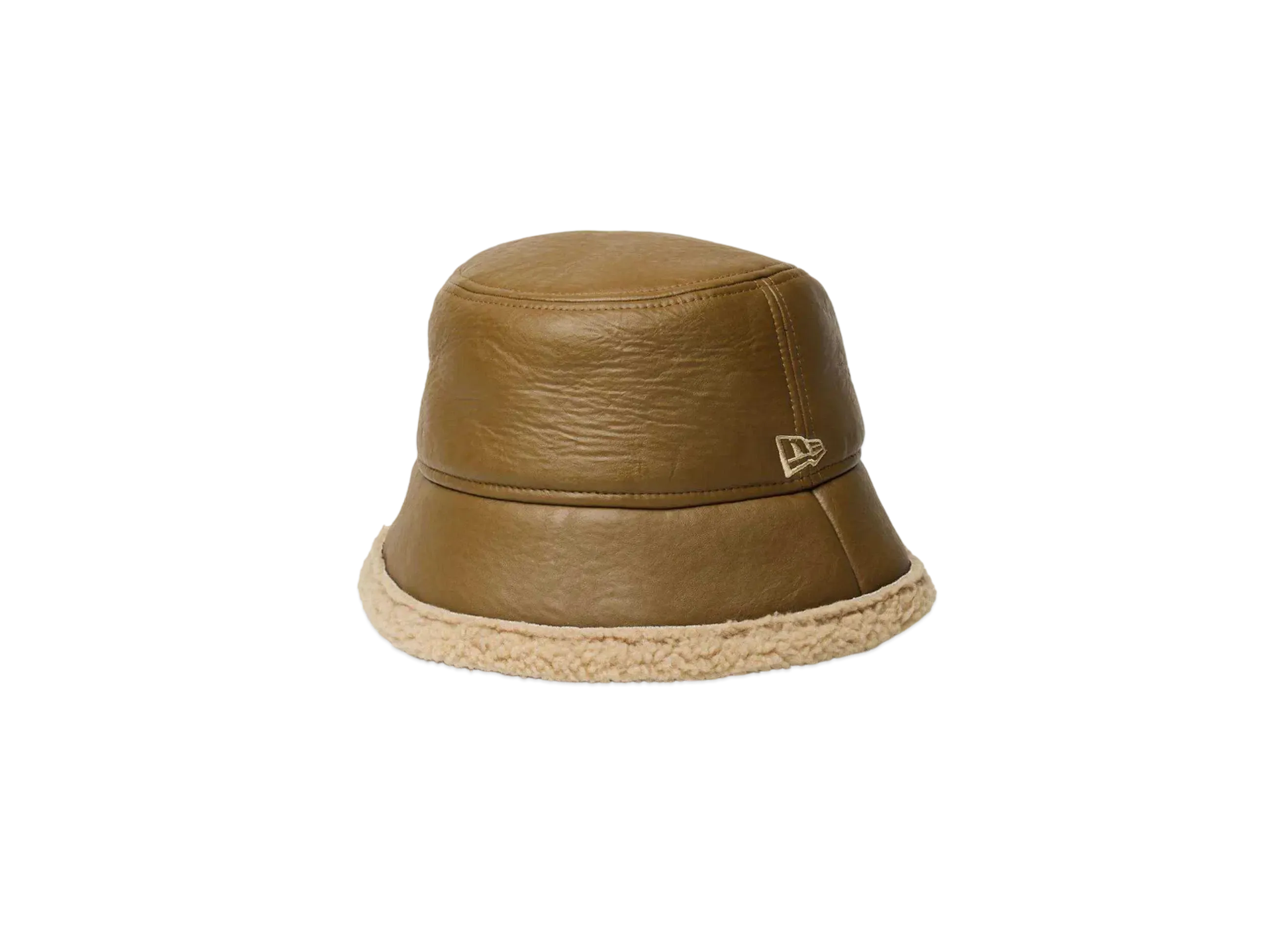 NEW ERA Bucket 01 Sailor Brim Eco Fur & Eco Leather "Brown"