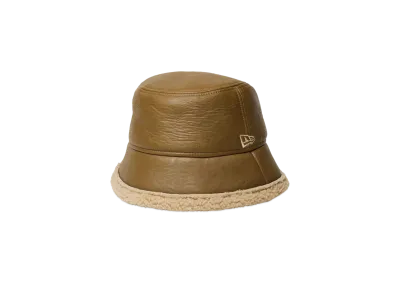 NEW ERA Bucket 01 Sailor Brim Eco Fur & Eco Leather "Brown"