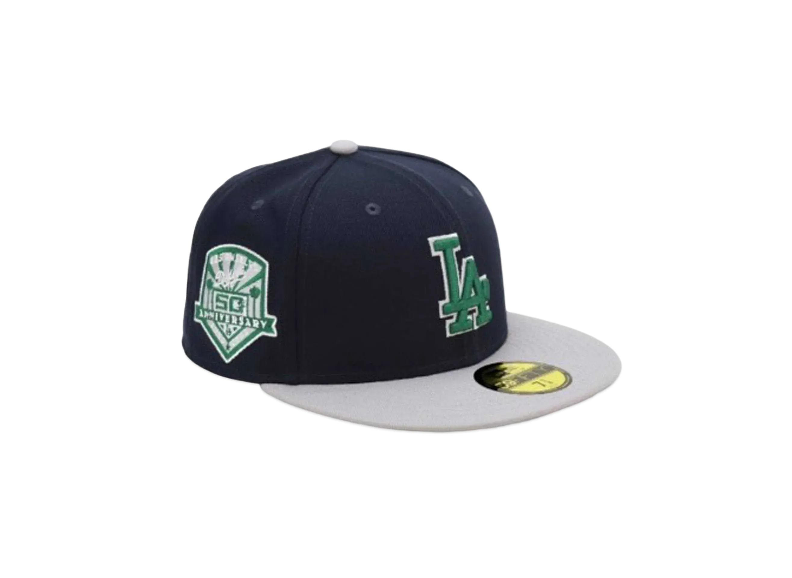 NEW ERA x THE CAP 59Fifty 'EMERALD ELEMENT' Los Angeles Dodgers "Navy/Gray"