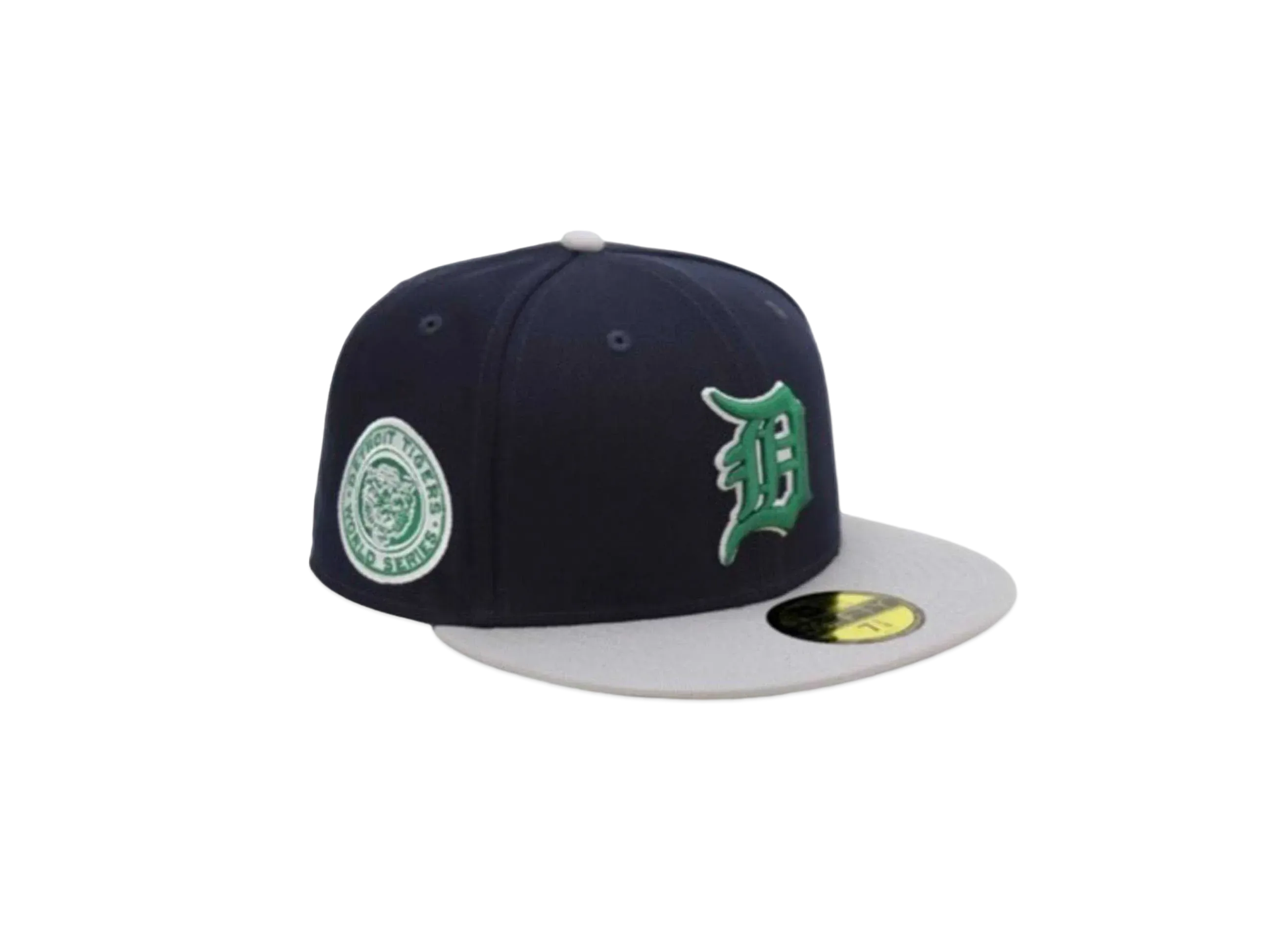 NEW ERA x THE CAP 59Fifty 'EMERALD ELEMENT' Detroit Tigers "Navy/Gray"