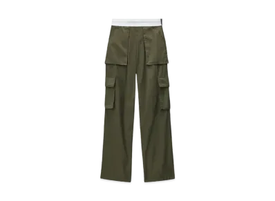 Alexander Wang Mid-rise Cargo Rave Pants "Army Green"