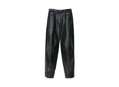Alexander Wang Crochette Low Waist Leather Pants "Black"
