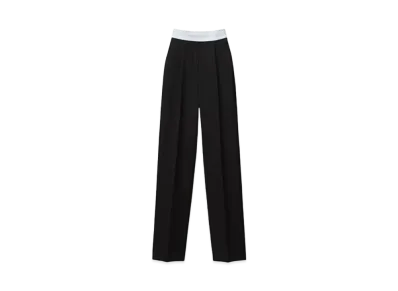 Alexander Wang Wool Tailoring Pleats Pants "Black"