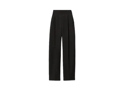 Alexander Wang Logo Waistband High Waist Pants "Black"