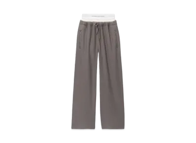 Alexander Wang Logo Stretch Sweat Pants "Washed Granite"