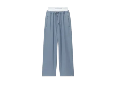 Alexander Wang Logo Stretch Sweat Pants "Washed Vintage Blue"