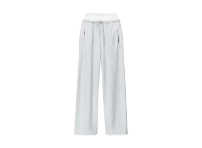 Alexander Wang Logo Stretch Sweat Pants "Light Heather Gray"