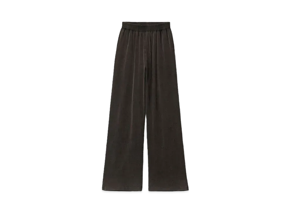 Alexander Wang Cotton High Waist Relax Sweat Pants "Washed Charcoal"