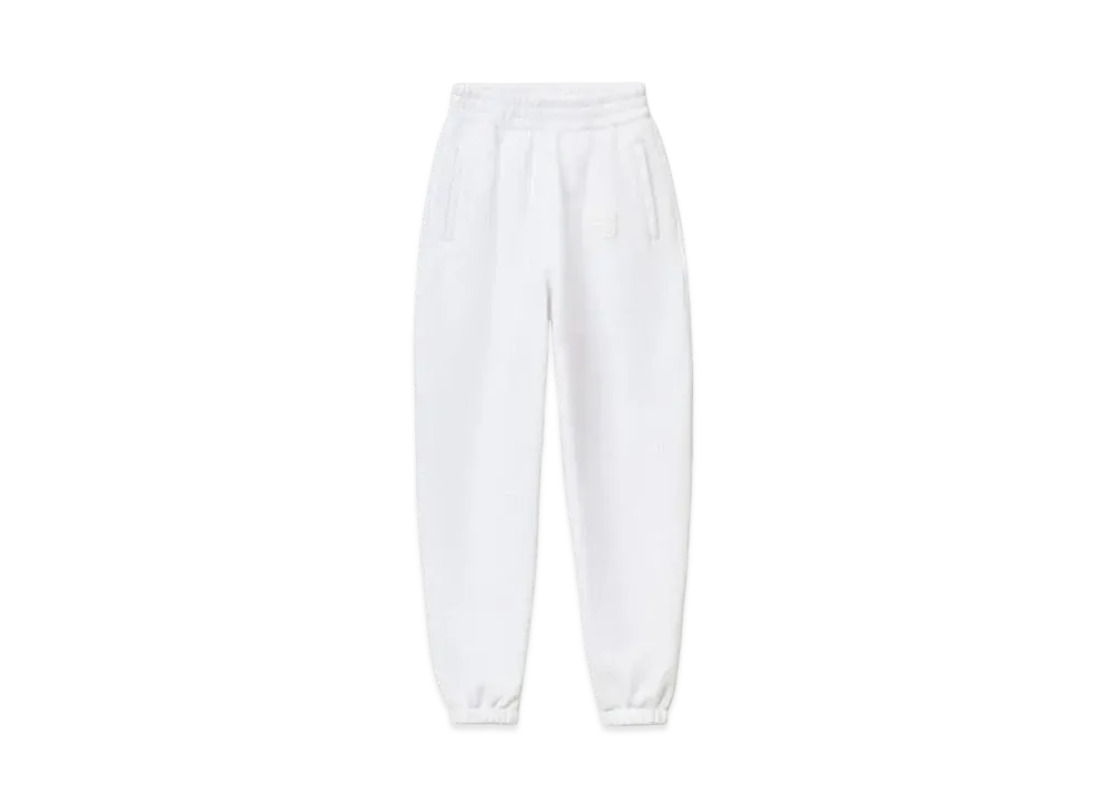 Alexander Wang Structured Terry Puff Logo Sweat Pants "White"